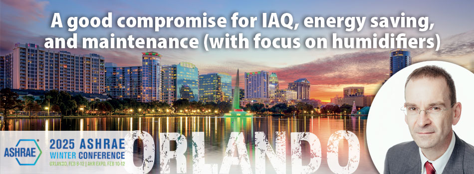 CAREL at the ASHRAE Winter Conference 2025: focus on IAQ, energy efficiency, and maintenance